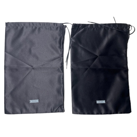 Prada Authentic Drawstring Silk Shoe Sneaker Handbag Purse Dustbag Set - Picture 1 of 4